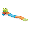 Step2 Dino Dash Up & Down Roller Coaster Toy for Kids, Ride On Push Car, Indoor/Outdoor Playset, Toddler Ages 2-5 Years Old, Compact Storage, Max Weight 50 lb., Green