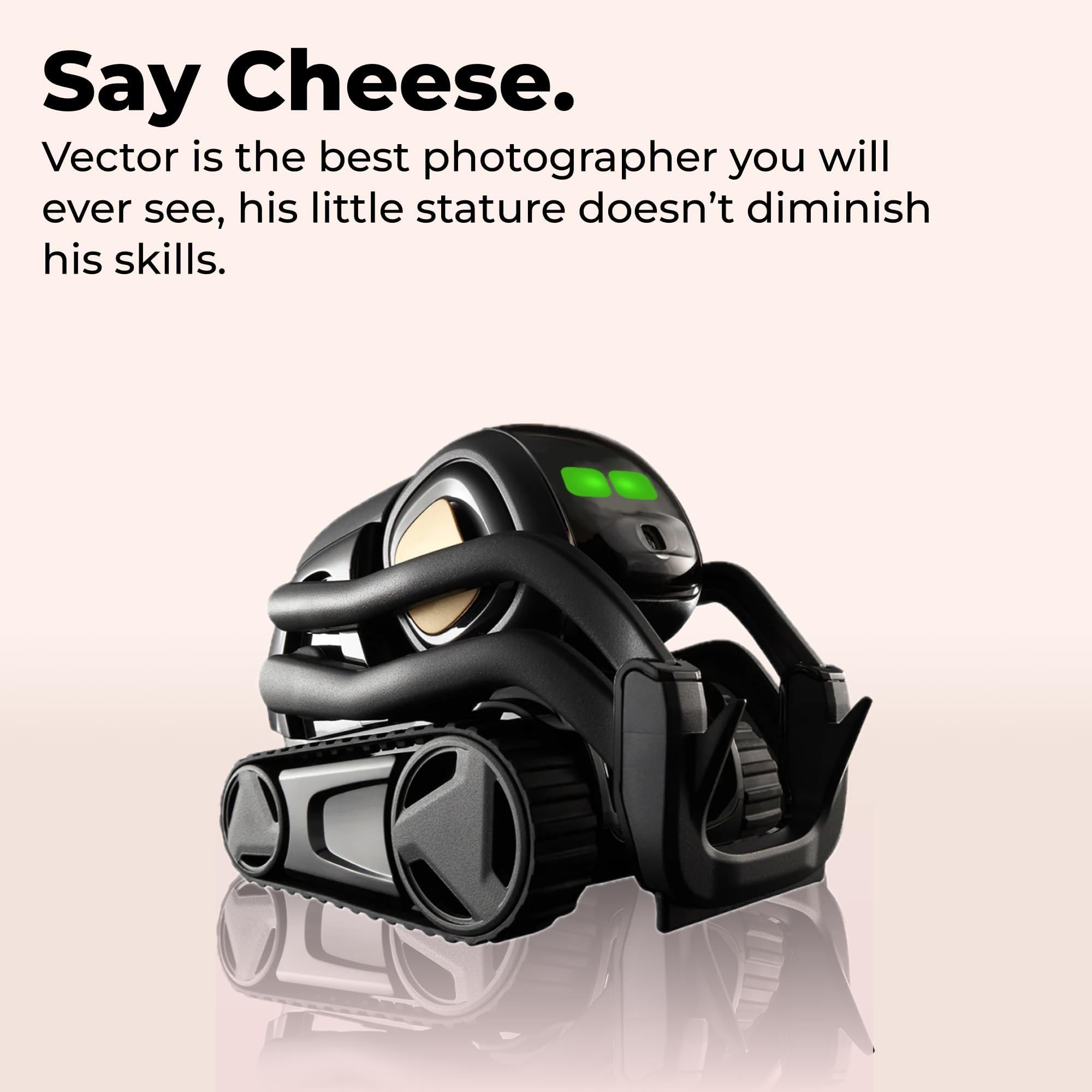 Anki Vector 2.0 AI ChatGPT Connected Robot Companion – Smart Autonomous Home Robot with Face Recognition and Voice Conversations - ChatGPT Subscription Required (Black)