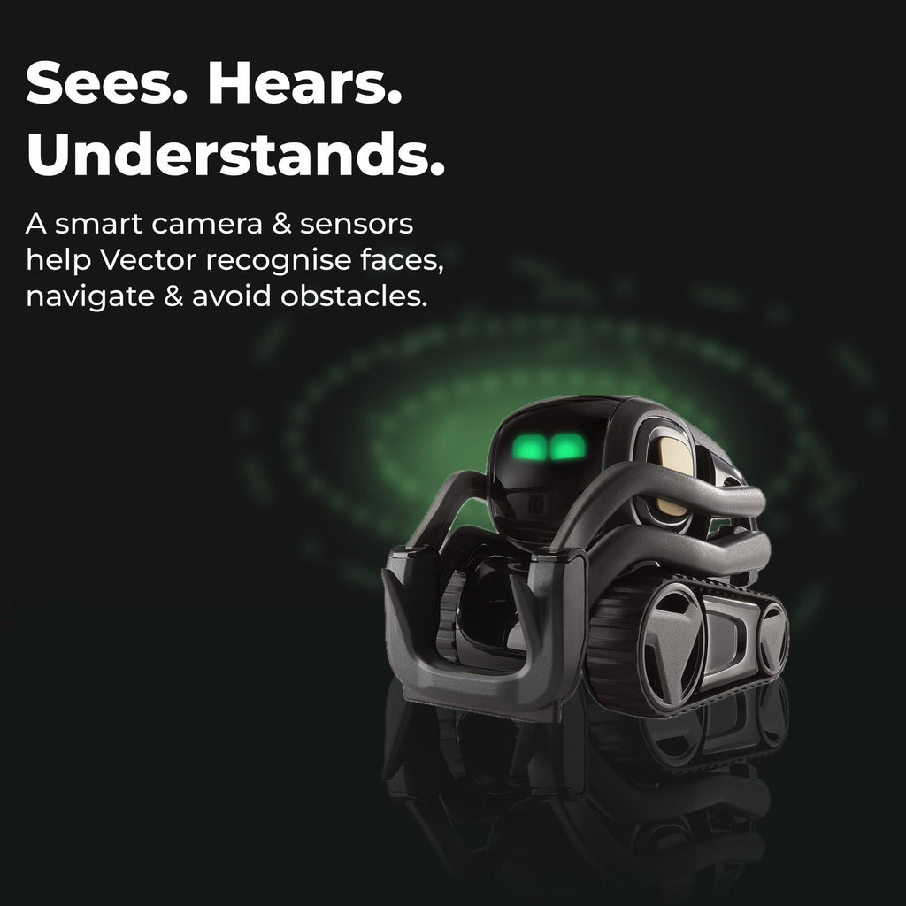 Anki Vector 2.0 AI ChatGPT Connected Robot Companion – Smart Autonomous Home Robot with Face Recognition and Voice Conversations - ChatGPT Subscription Required (Black)